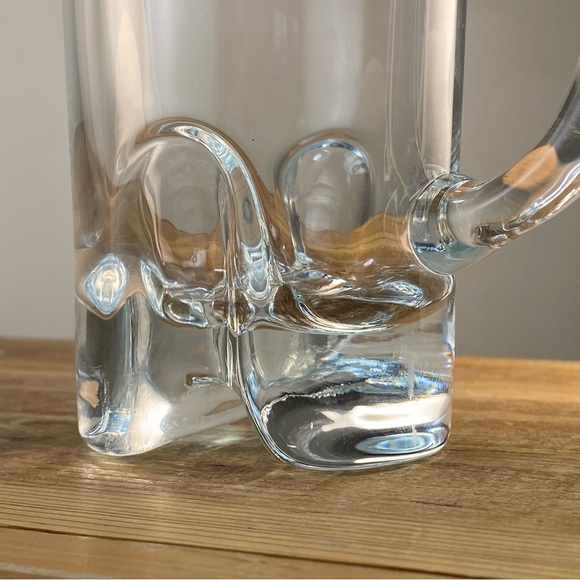 1960s Sampo Pattern Crystal Beer Mug Designed By Heikka Orvola, Iittala Finland - Picture 11 of 14